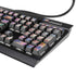 Warm Taupe Floral K95 RGB PLATINUM Mechanical Gaming Keyboard Skin