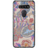Warm Taupe Floral LG K51/Q51 Clear Case