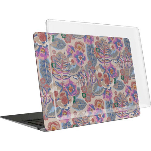 Warm Taupe Floral MacBook Air 13in (2020) Case plus Skin