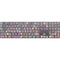 Warm Taupe Floral Magic Keyboard with Numeric Keypad Skin