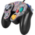 Warm Taupe Floral Nintendo GameCube Controller Skin