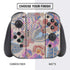Warm Taupe Floral Nintendo Switch Bundle Skin