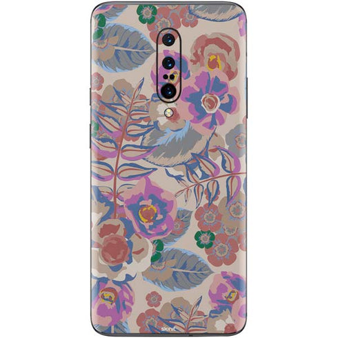 Warm Taupe Floral OnePlus 7 Pro Skin