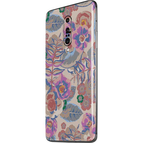 Warm Taupe Floral OnePlus 7 Pro Skin