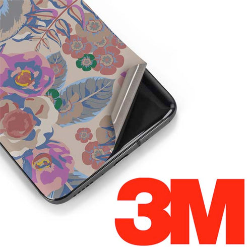 Warm Taupe Floral OnePlus 7 Pro Skin