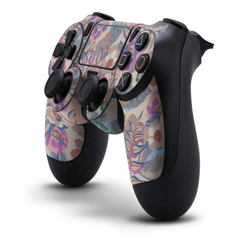 Warm Taupe Floral PS4 Pro/Slim Controller Skin