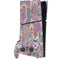 Warm Taupe Floral PS5 Slim Digital Edition Bundle Skin