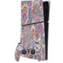 Warm Taupe Floral PS5 Slim Digital Edition Console Skin