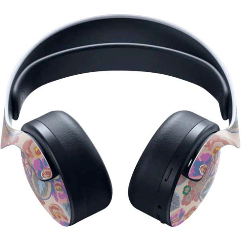 Warm Taupe Floral PULSE 3D Wireless Headset for PS5 Skin