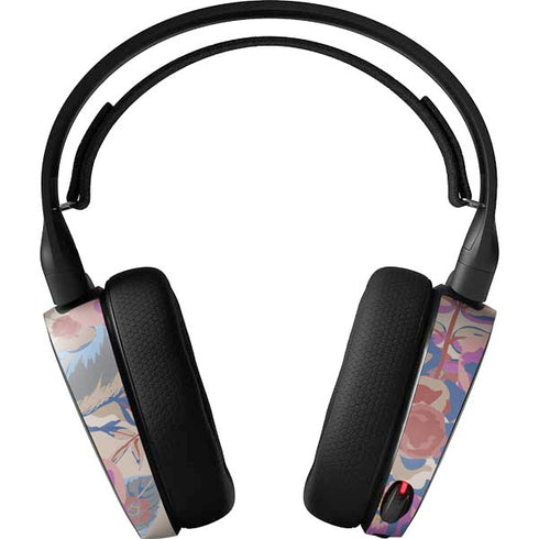 Warm Taupe Floral SteelSeries Arctis 3 Skin