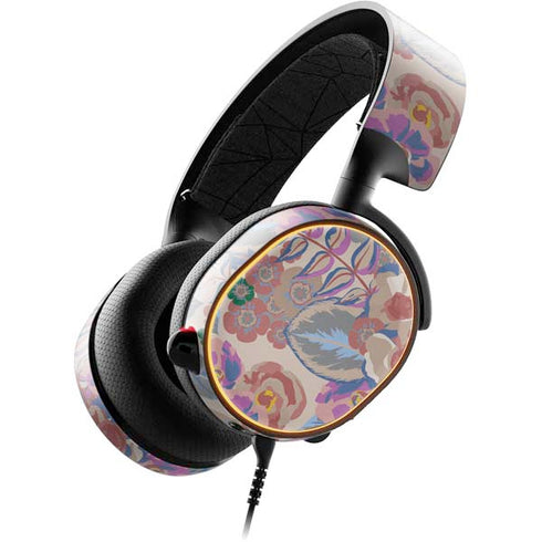 Warm Taupe Floral SteelSeries Arctis 5 Skin