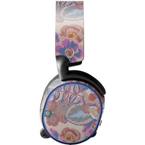 Warm Taupe Floral SteelSeries Arctis 5 Skin