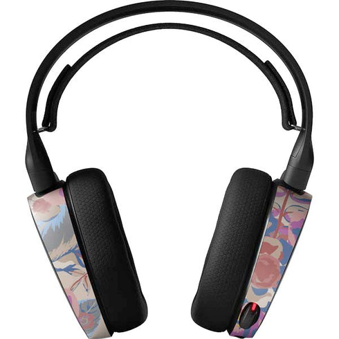 Warm Taupe Floral SteelSeries Arctis 5 Skin