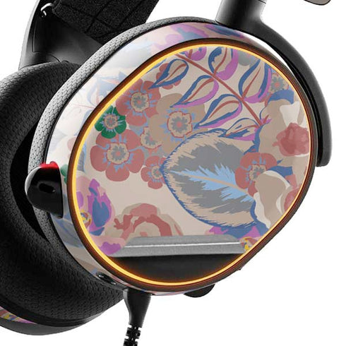 Warm Taupe Floral SteelSeries Arctis 5 Skin