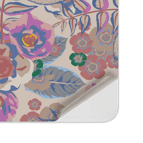 Warm Taupe Floral Surface Duo Skin