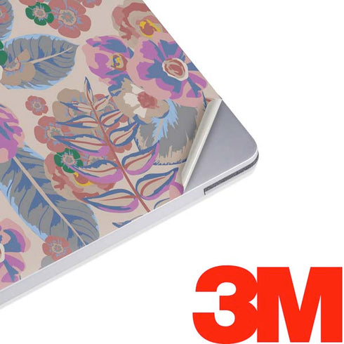 Warm Taupe Floral Surface Laptop 2 Skin