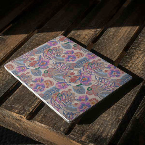 Warm Taupe Floral Surface Laptop 2 Skin