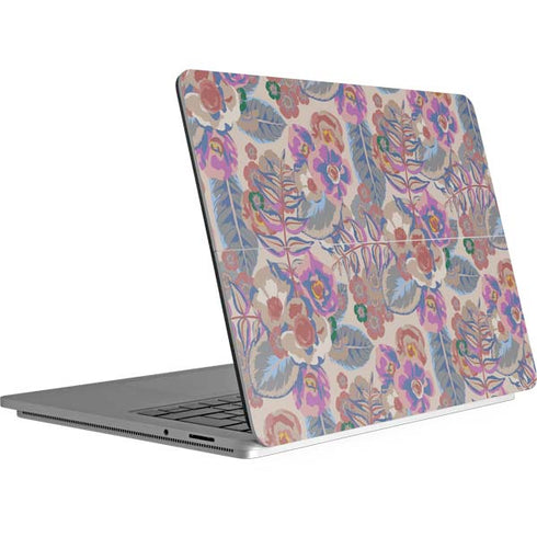 Warm Taupe Floral Surface Laptop Studio Skin