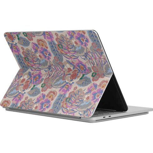 Warm Taupe Floral Surface Laptop Studio Skin