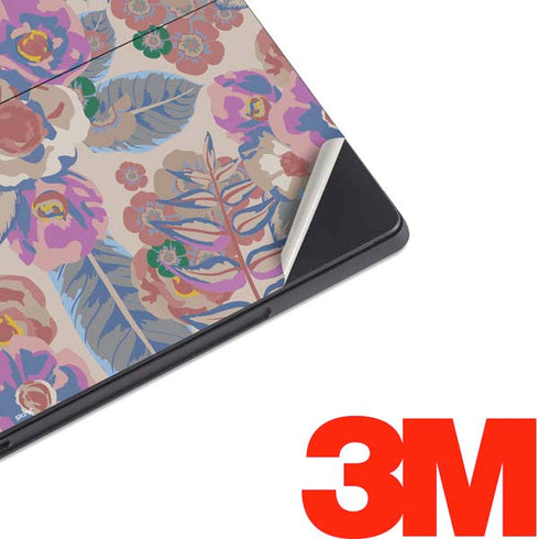 Warm Taupe Floral Surface Pro 7 Skin