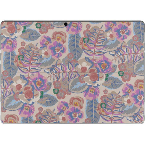 Warm Taupe Floral Surface Pro 8 Skin