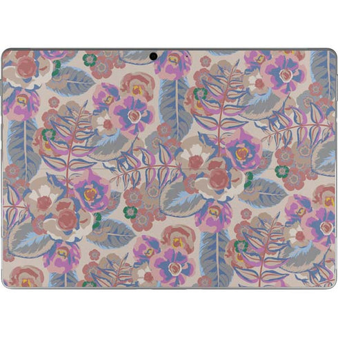 Warm Taupe Floral Surface Pro 9 Skin
