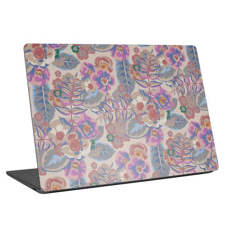 Warm Taupe Floral Universal Laptop 11in (8.8 x 6.2in) Skin