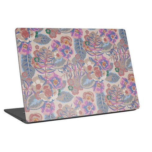 Warm Taupe Floral Universal Laptop 13in (10.6 x 7.6in) Skin