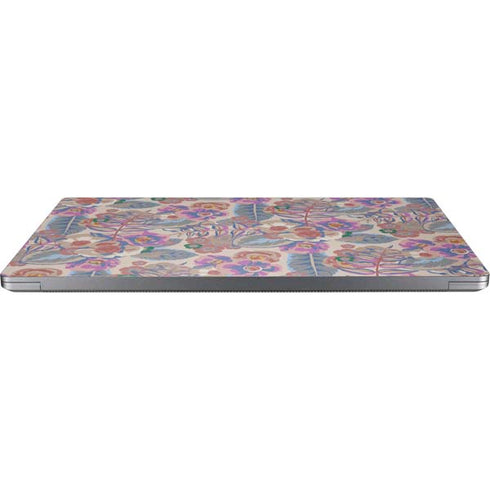 Warm Taupe Floral Universal Laptop 13in (10.6 x 7.6in) Skin