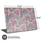 Warm Taupe Floral Universal Laptop 18in (14.6 x 10.6in) Skin