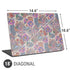 Warm Taupe Floral Universal Laptop 18in (14.6 x 10.6in) Skin