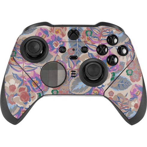 Warm Taupe Floral Xbox Elite Wireless Controller Series 2 Skin