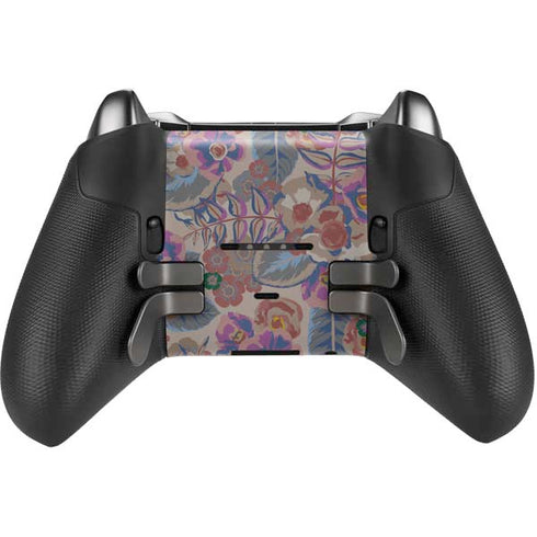 Warm Taupe Floral Xbox Elite Wireless Controller Series 2 Skin
