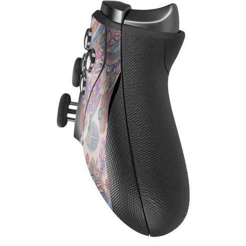 Warm Taupe Floral Xbox Elite Wireless Controller Series 2 Skin