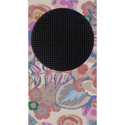 Warm Taupe Floral Xbox Series S Console Skin