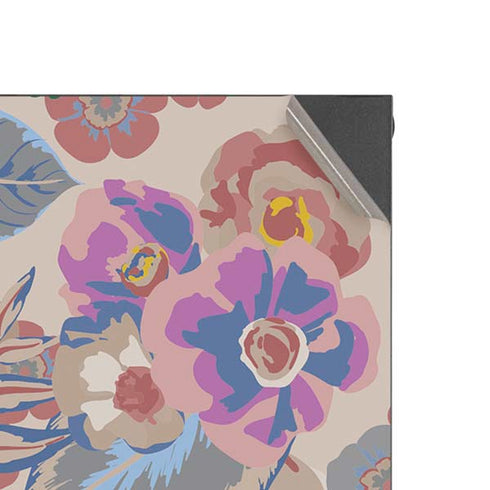 Warm Taupe Floral Xbox Series X Console Skin