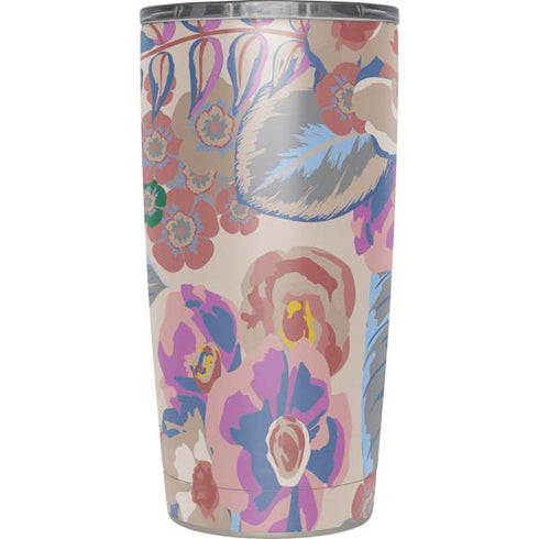 Warm Taupe Floral Yeti 20oz Tumbler Skin