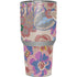 Warm Taupe Floral Yeti 30oz Rambler Tumbler Skin