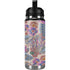 Warm Taupe Floral YETI Rambler 26oz Bottle Skin