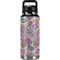 Warm Taupe Floral YETI Rambler 36oz Bottle Skin
