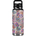 Warm Taupe Floral YETI Rambler 36oz Bottle Skin