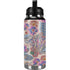 Warm Taupe Floral YETI Rambler 36oz Bottle Skin