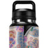 Warm Taupe Floral YETI Rambler 36oz Bottle Skin
