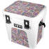 Warm Taupe Floral YETI Roadie 24 Hard Cooler Skin