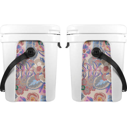 Warm Taupe Floral YETI Roadie 24 Hard Cooler Skin