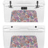 Warm Taupe Floral YETI Tundra 65 Hard Cooler Skin
