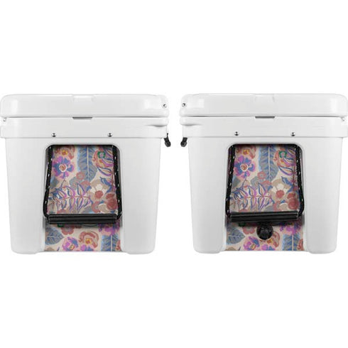 Warm Taupe Floral YETI Tundra 65 Hard Cooler Skin