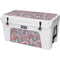 Warm Taupe Floral YETI Tundra 75 Hard Cooler Skin