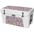 Warm Taupe Floral YETI Tundra 75 Hard Cooler Skin