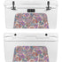 Warm Taupe Floral YETI Tundra 75 Hard Cooler Skin